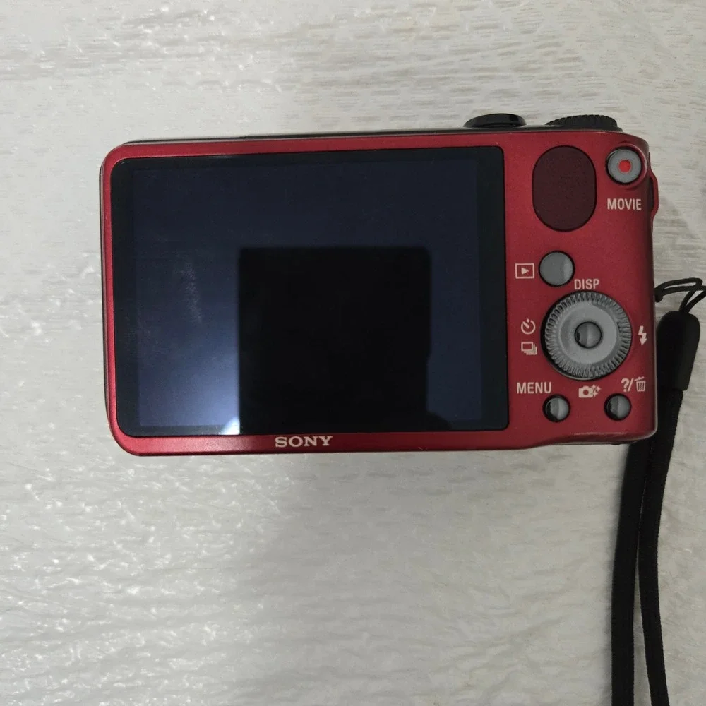 Sony Cyber-shot DSC-HX10V 18.2MP Digital Camera Red 16x Optical Zoom Bundle
